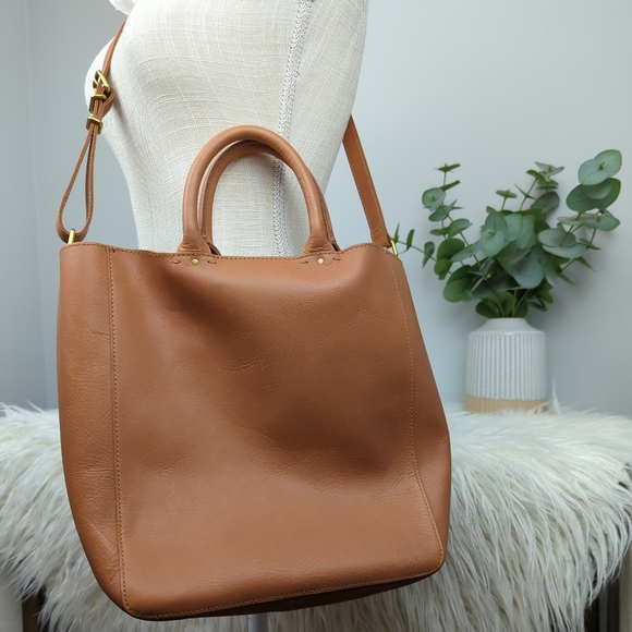 ❗SOLD❗ Madewell | The Abroad Tote | Desert Camel - Picture 6 of 14